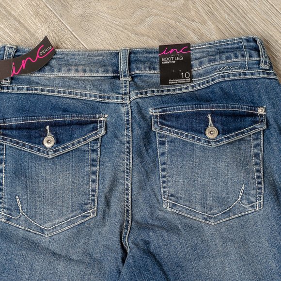 NWT INC Jeans - sz 10- boot cut/curvy fit - Picture 4 of 4
